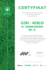 Certyfikat BIOSYSTEM2025