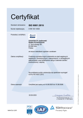 GJH Kolo certyfikat PL